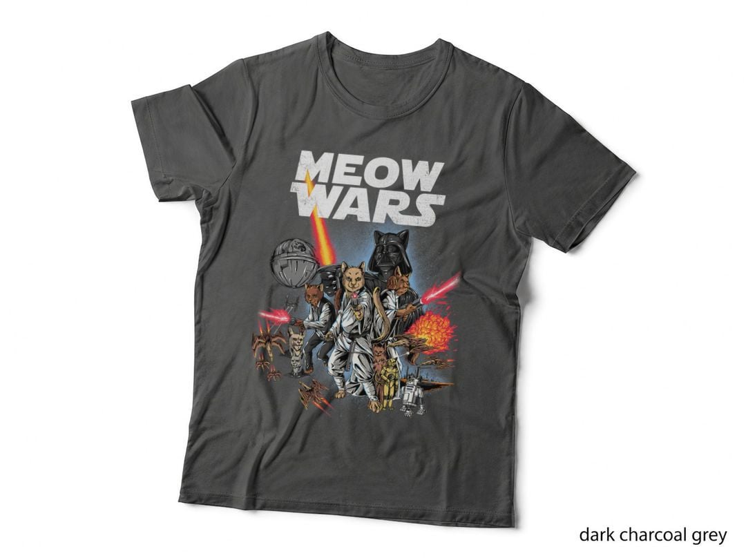 Cat Wars T-Shirt, Funny Cat Wars Design, Pet Lover Apparel