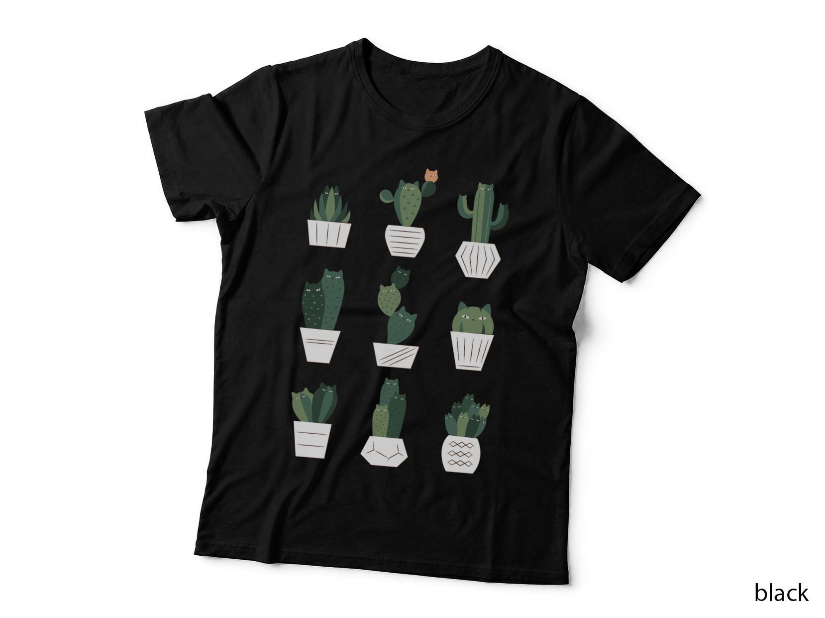 Cat and Plant 20 T-Shirt