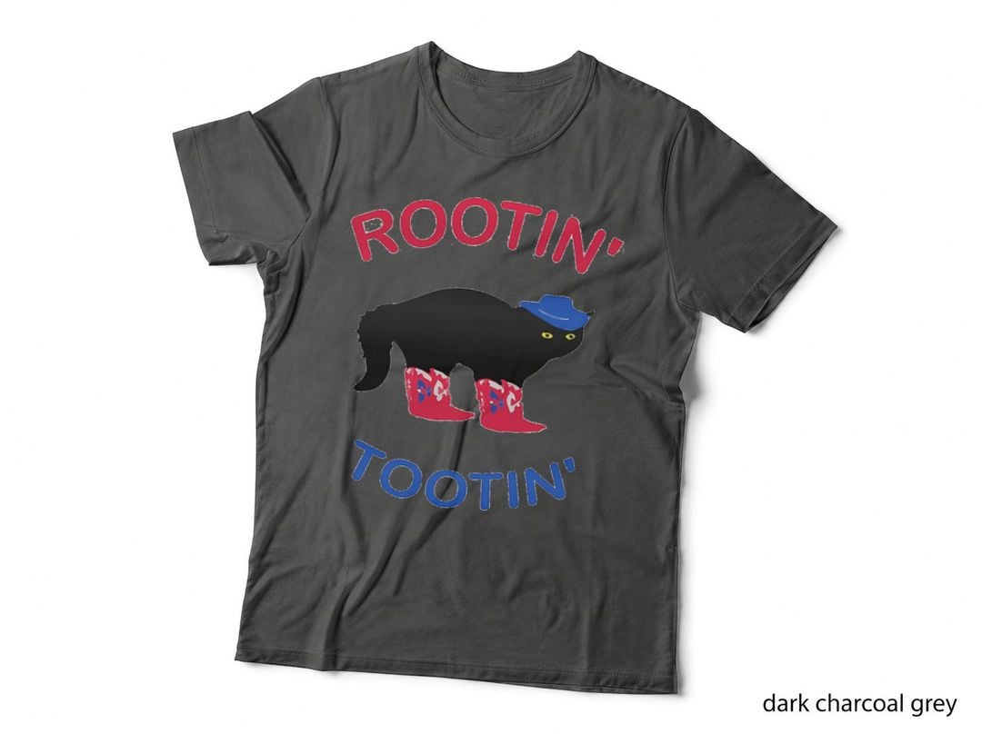 Cowboy Cat Vintage Funny Retro Rootin Tootin T-Shirt