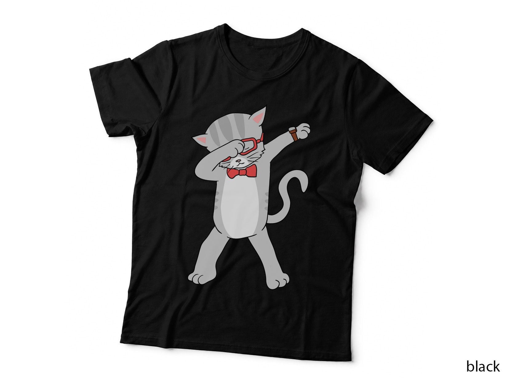 Dabbing Cat Funny Dab Gift T-Shirt, Cats, Funny Sarcasm