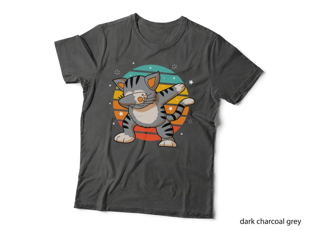 Dabbing Cat T-Shirt, Funny Dabbing Cat Design, Cat Lover Gift