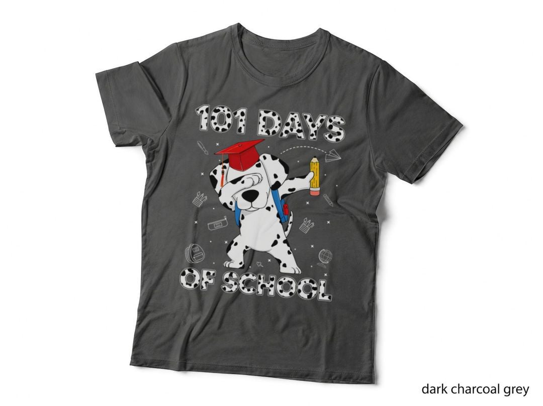 Dalmatian Dog Graduation T-Shirt, 101 Days of School, Pet Owner Gift