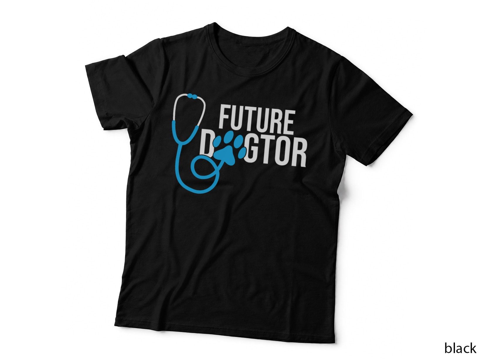 Future Dogtor T-Shirt, Dog Animal Lover Vet, Veterinary Print