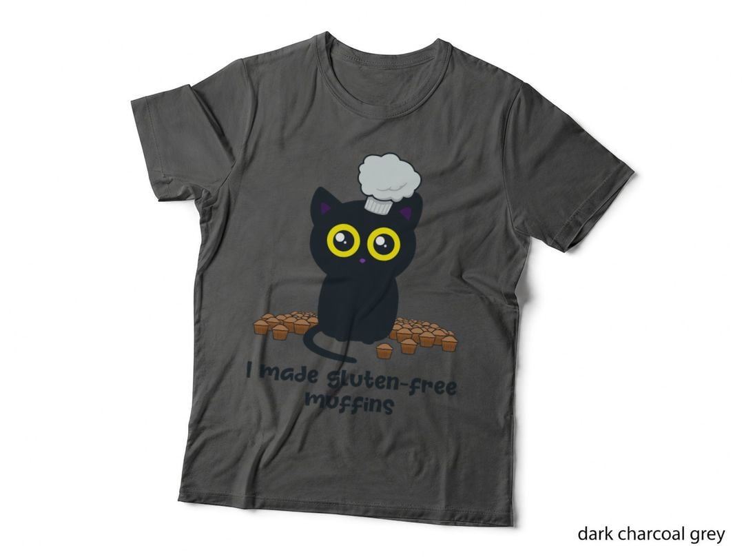 I Made Gluten-Free Muffins - Baking Cat T-Shirt