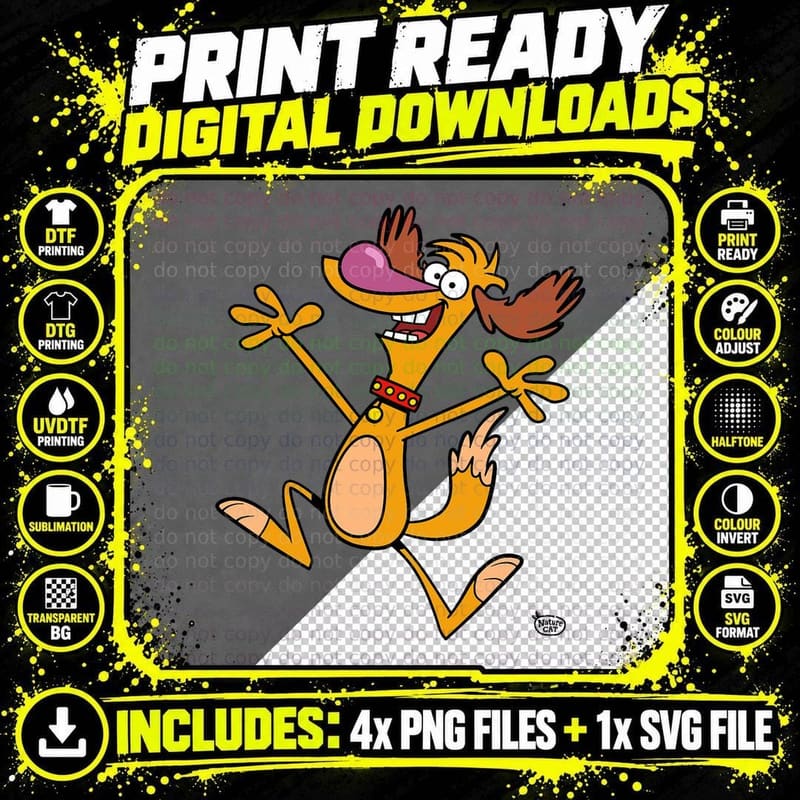 Nature Cat Hal Character T-Shirt, Funny Animal Design Png SVG Digital Bundle