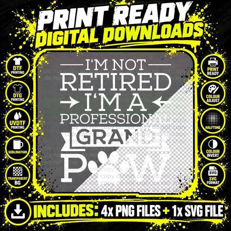 Professional Grandpaw Dog Lover T-Shirt, Funny Sarcasm Png SVG Digital Bundle