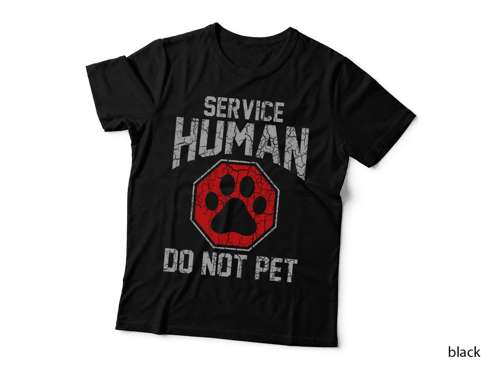 Service Dog Human Do Not Pet Vintage T-Shirt