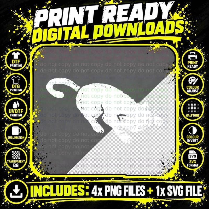 White Cat Sleeping T-Shirt Png SVG Digital Bundle
