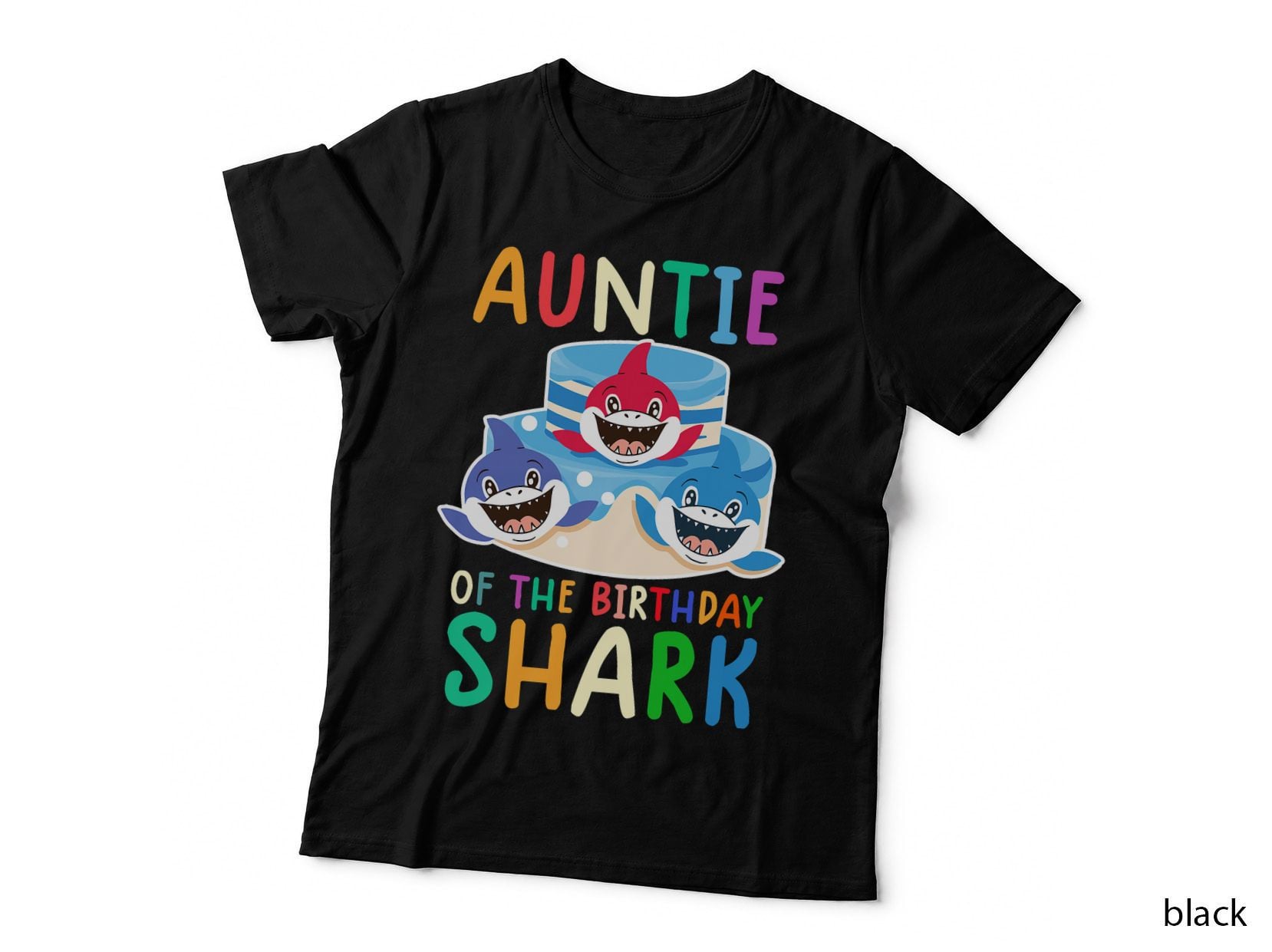 Birthday Shark Family Matching T-Shirt, Fun Party Theme, Kids Birthday Party