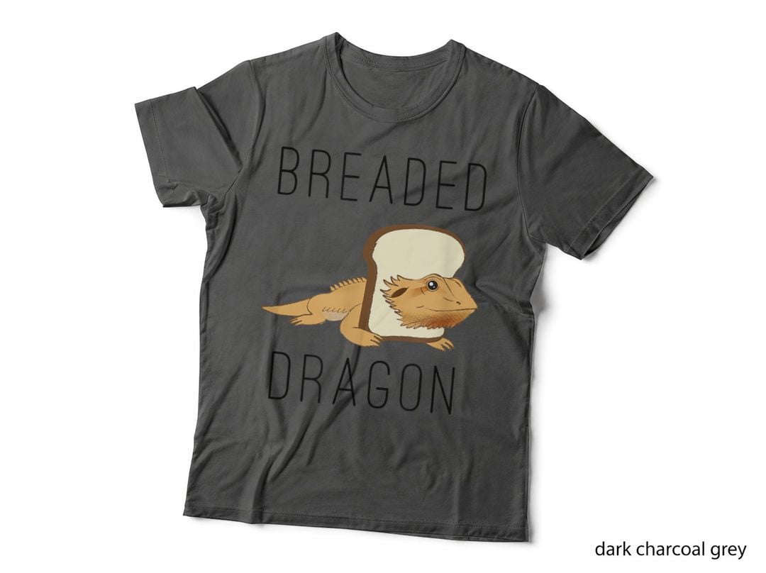 Breaded Dragon T-Shirt, Funny Animal Design, Pet Lover Apparel
