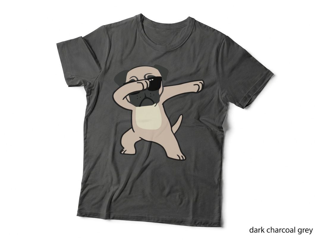 Dabbing Pug, Cute Funny Dog Dab T-Shirt