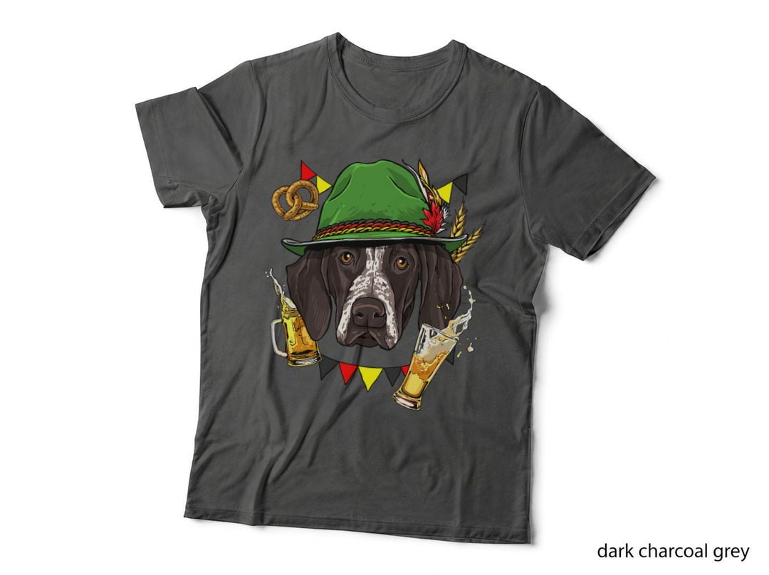 German Shorthaired Pointer Germany Oktoberfest Beer Fest Dog T-Shirt