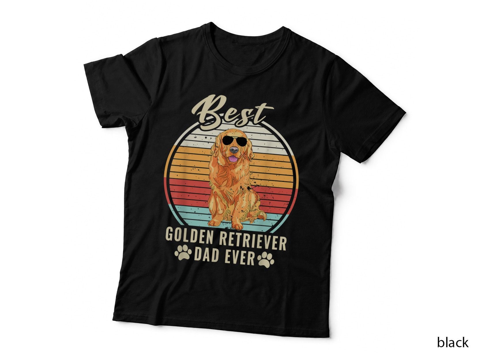 Golden Retriever Dad T-Shirt, Fathers Day Gift, Dog Lover Apparel