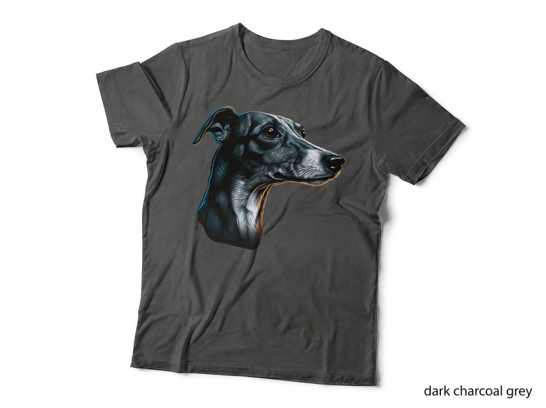 Italian Greyhound Dog Portrait T-Shirt, Vintage Style, Pet Lover Apparel