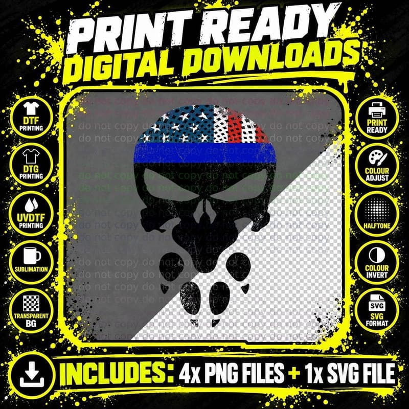 K-9 Law Enforcement Canine Dog Police Live Distressed Png SVG Digital Bundle