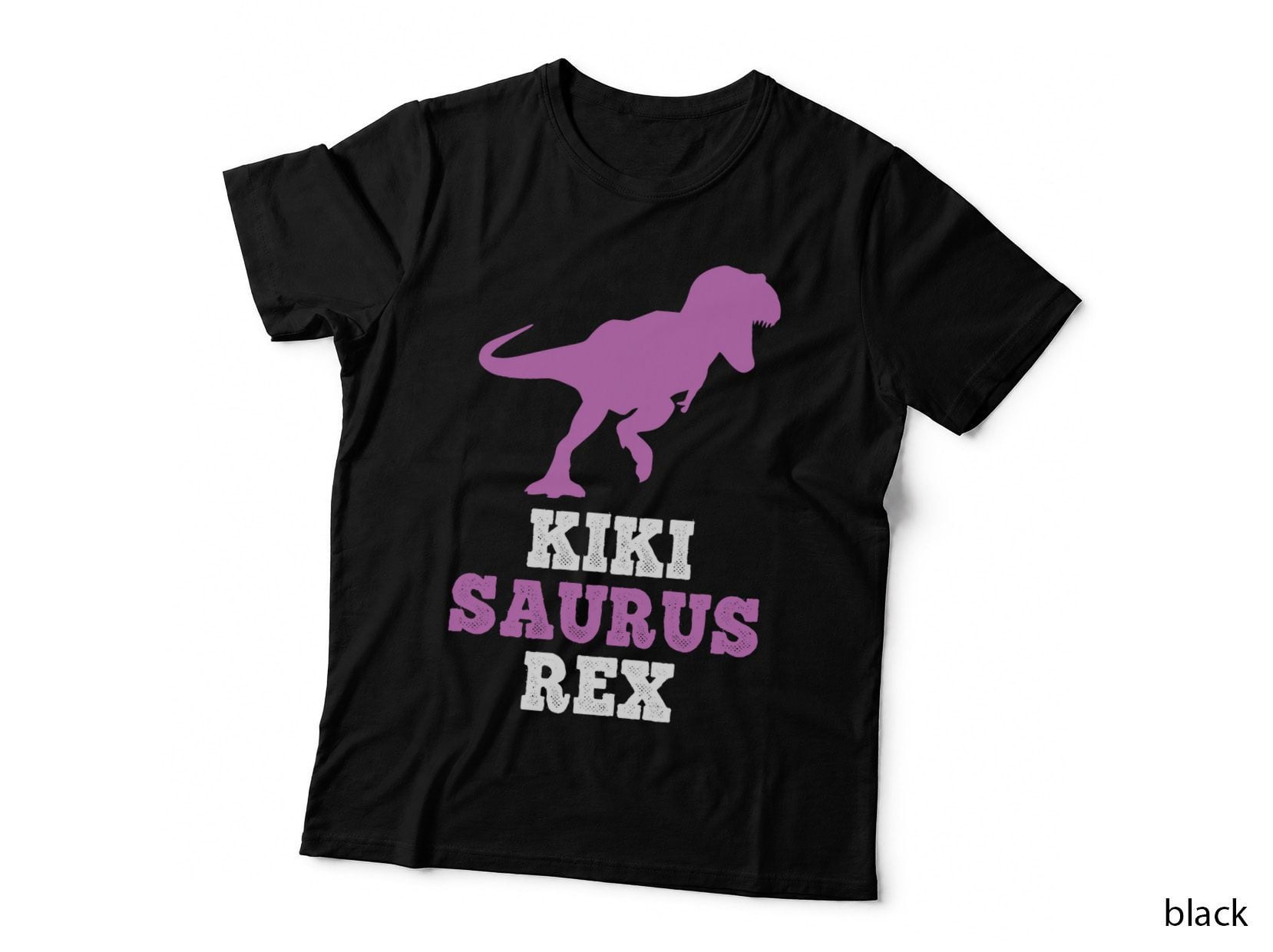 Kiki-Saurus Rex Dinosaur T-Shirt, Funny Dino Design, Pet Lover Apparel
