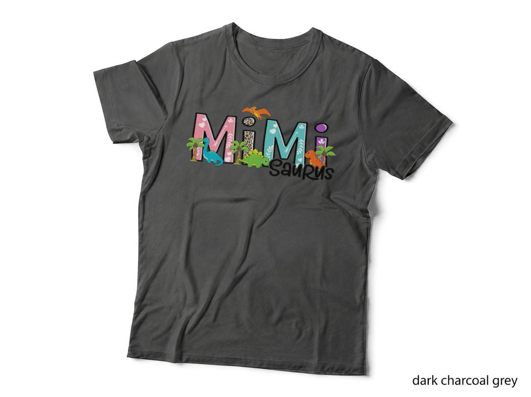 Leopard Mimi Saurus T-Shirt, Funny Dinosaur Design, Graphic Tee