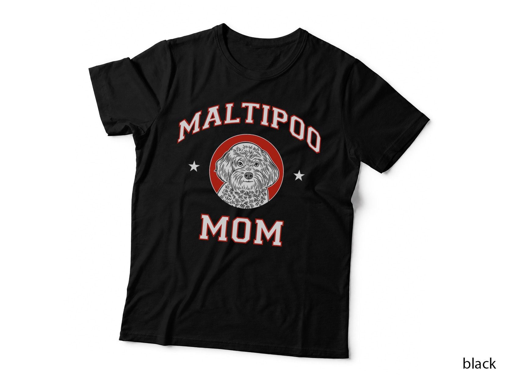 Maltipoo Mom T-Shirt, Pet Lover Apparel, Dog Mom Gift Idea