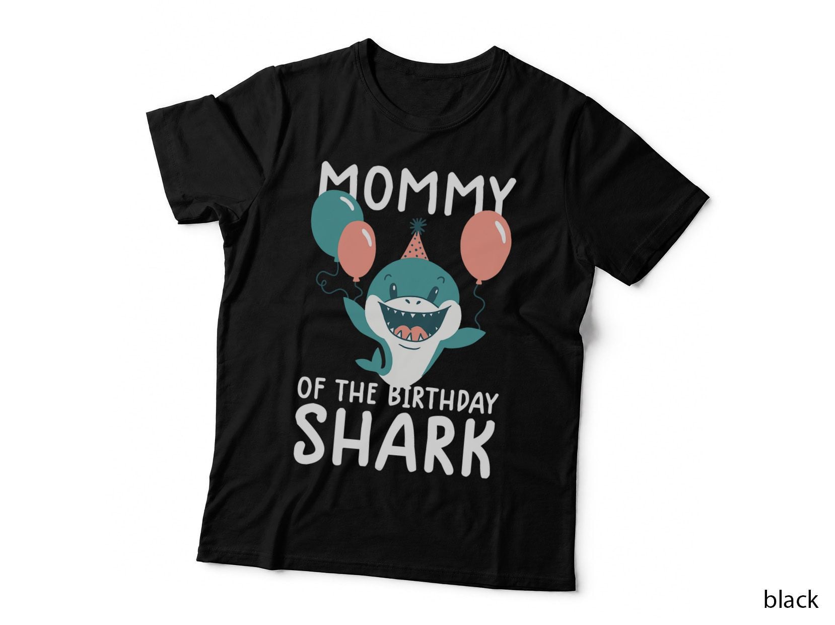 Mommy of the Birthday Shark T-Shirt, Family Matching, Pet Lover Apparel