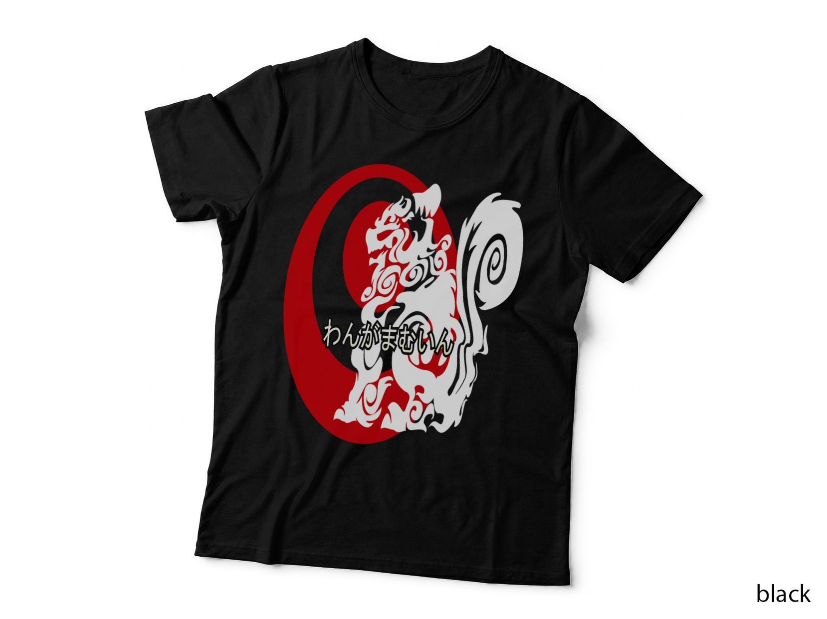 Okinawa Shisa Dog T-Shirt, Japanese Folklore Icon, Pet Lover Apparel