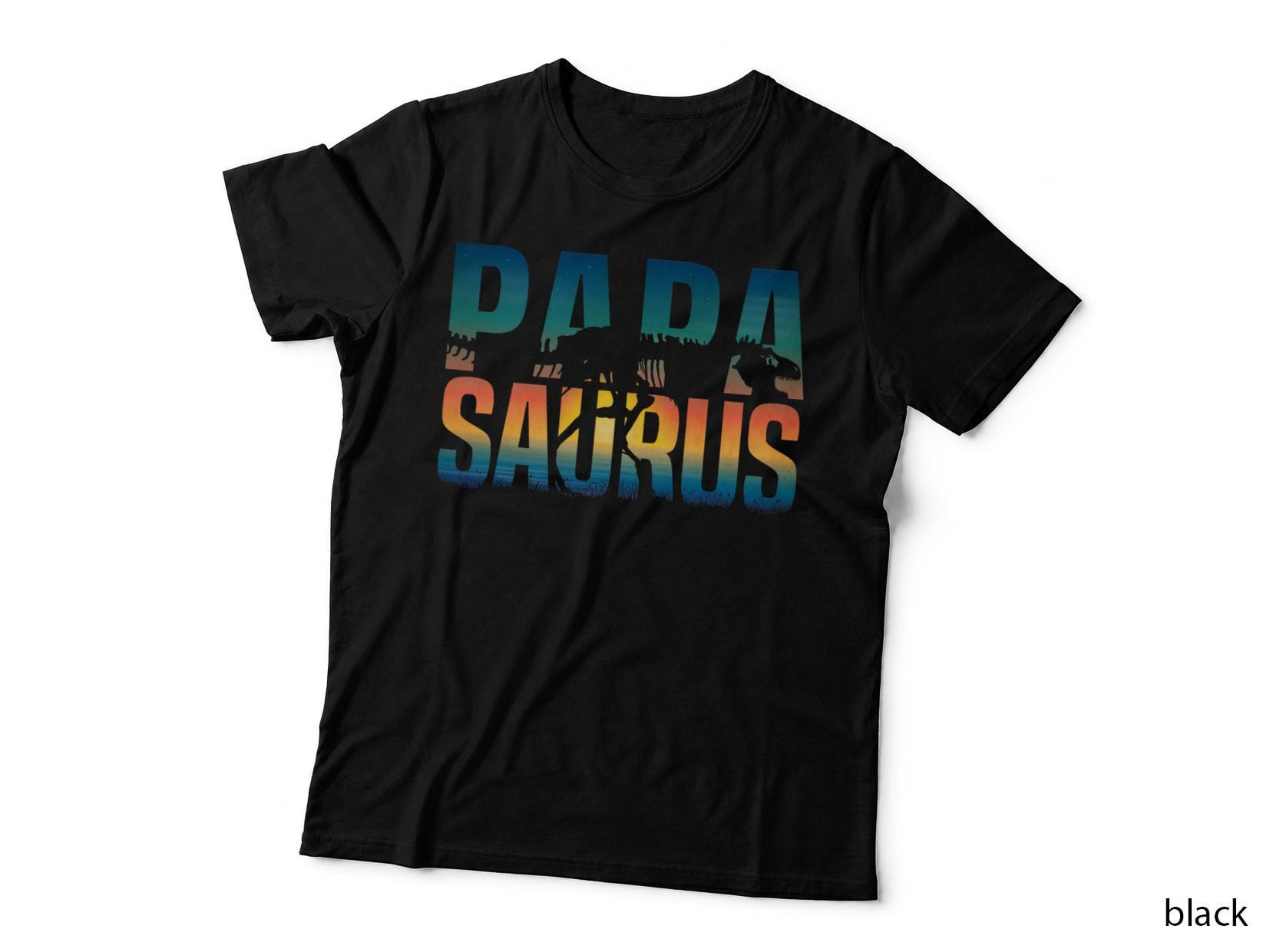 Papasaurus Rex Dad T-Shirt, Dinosaur Dad Gift, Father's Day Apparel