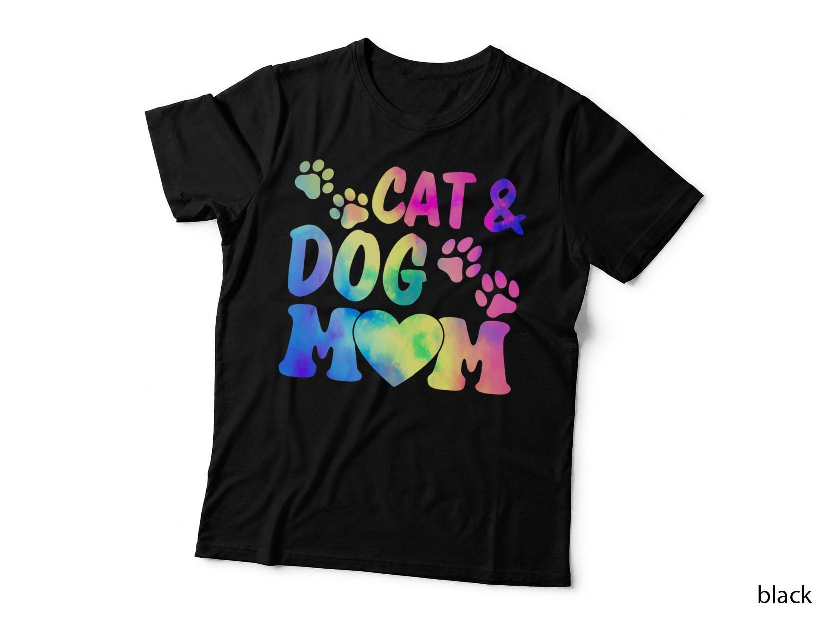 Pet Cat Mom Dog Mom Mother's Day Fur Mama Mommy Pet Lover T-Shirt