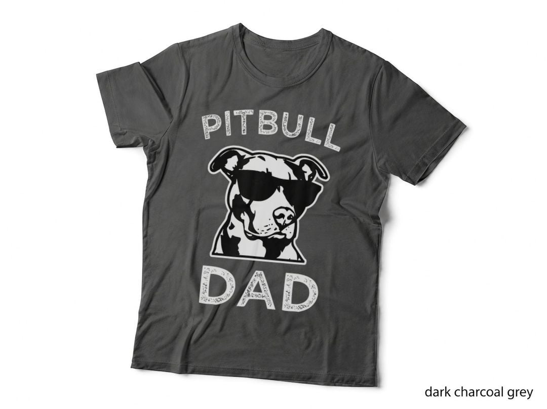 Pitbull Dad T-Shirt, Pet Lover Apparel, Dog Owner Gift