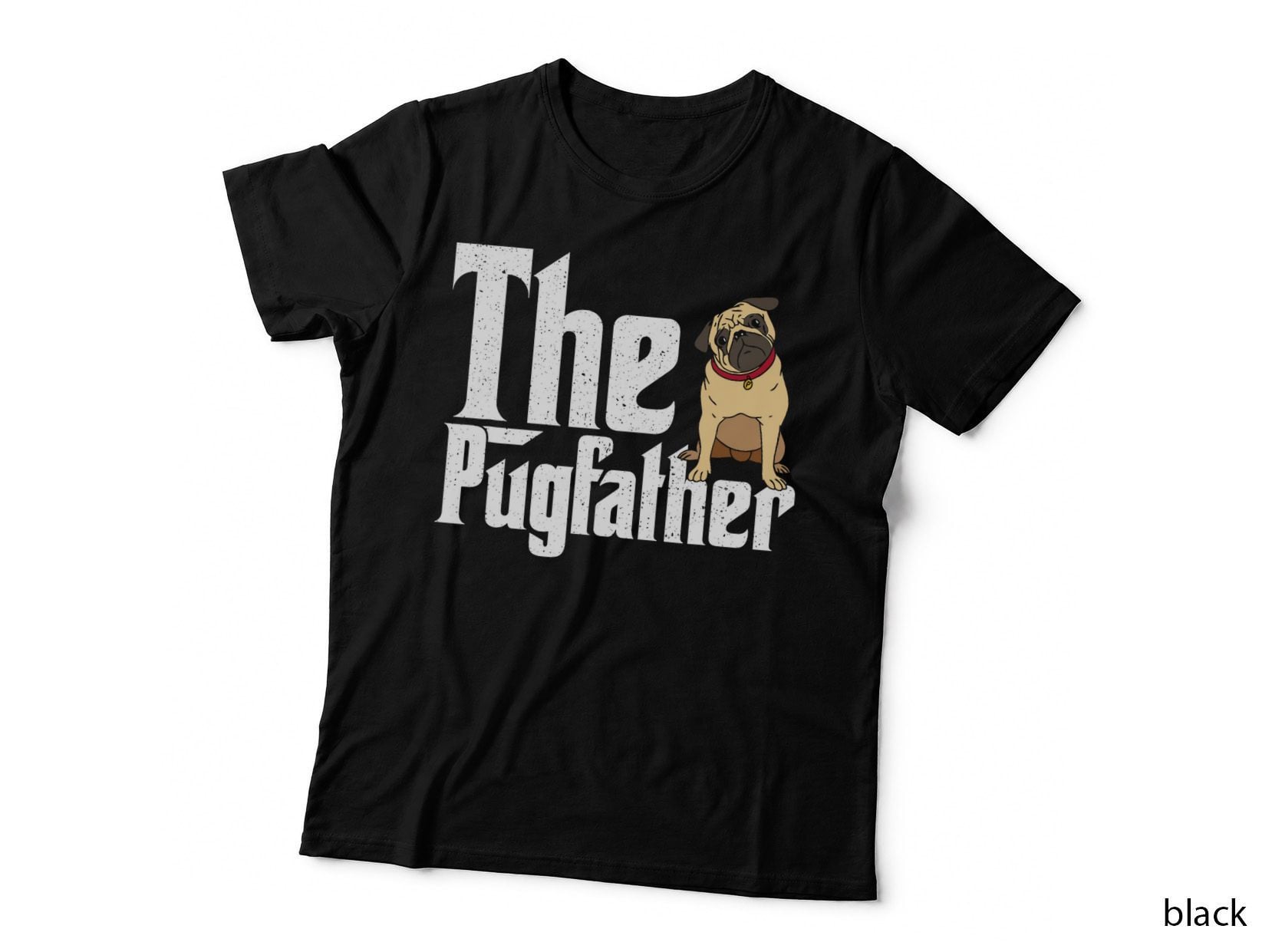 Pug Face T-Shirt, Pet Lover Apparel, Dog Lovers Gift