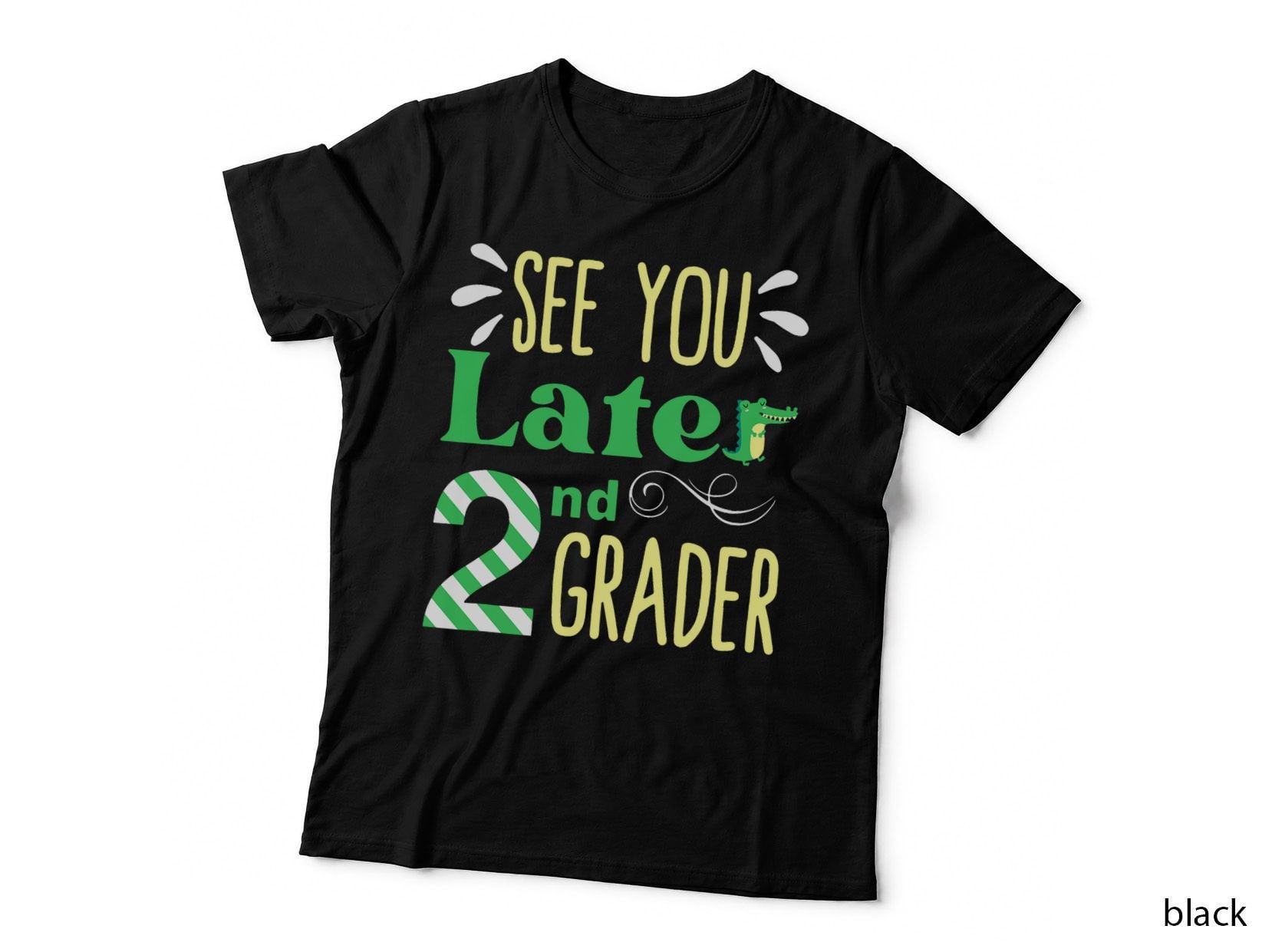 See You Later 2nd Grader T-Shirt, Funny Dinosaur Design, End of School Gift