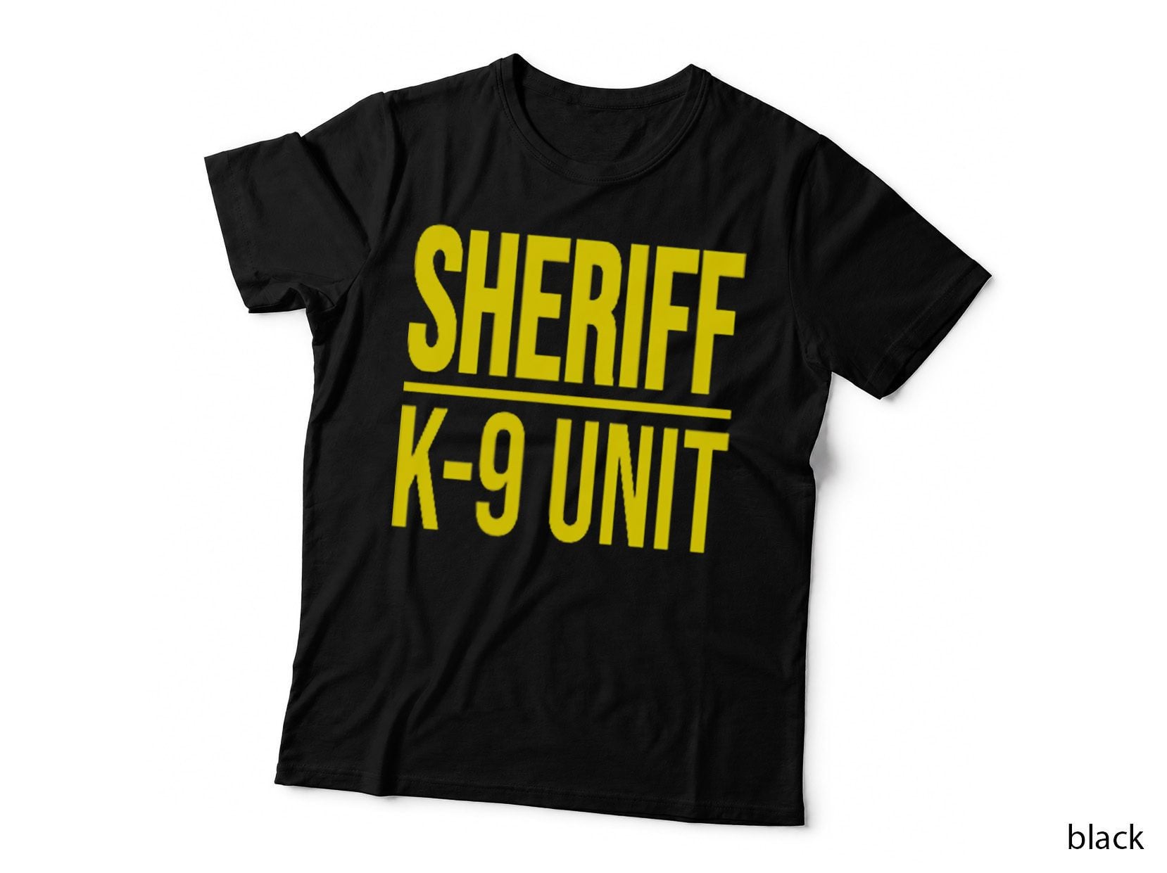 Sheriff K-9 Unit T-Shirt, Police Dog Unit, Law Enforcement Apparel