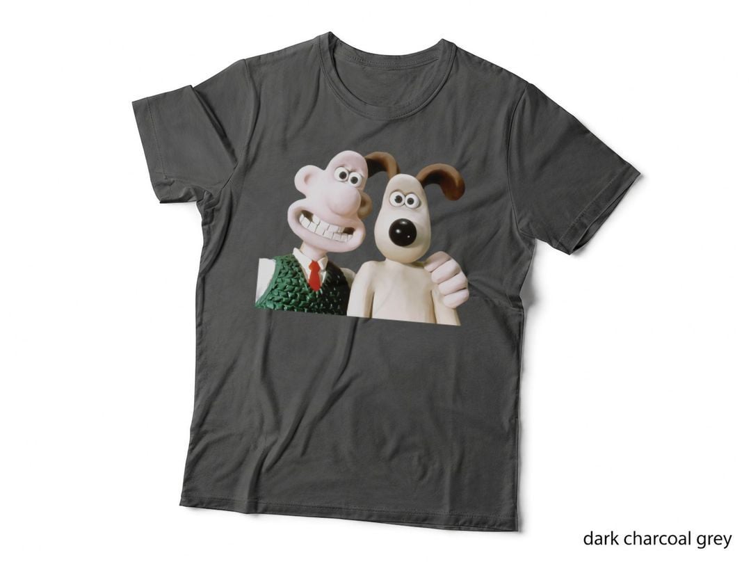 The Man with His Dog Taking Selfie W.a.l.l.a.c.e T-Shirt