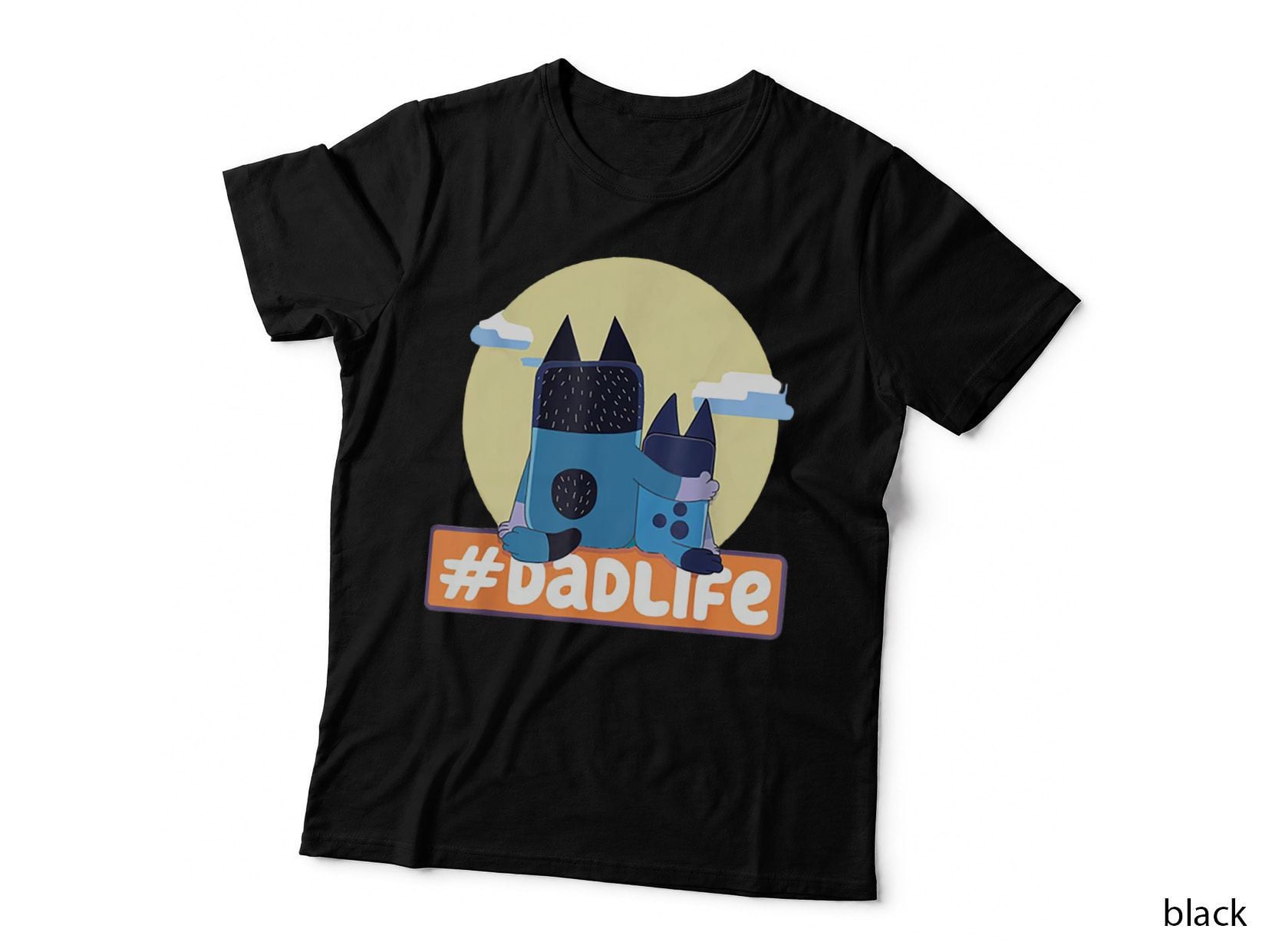 Blue Dog T-Shirt, Pet Lover Apparel, Animal Print