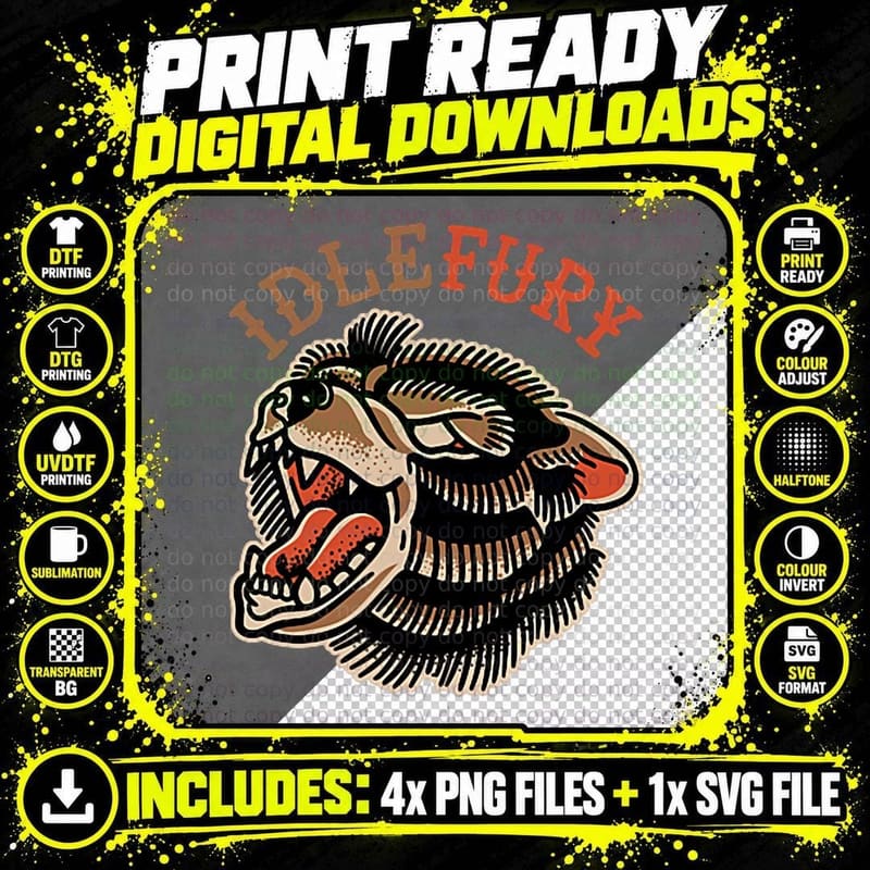 Brown Bear Tattoo Art Streetwear T-Shirt, Vintage Retro Png SVG Digital Bundle