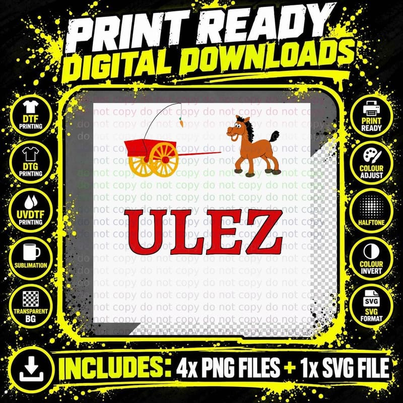 CART Before HORSE BAD IDEA LIKE ULEZ T-Shirt Png SVG Digital Bundle