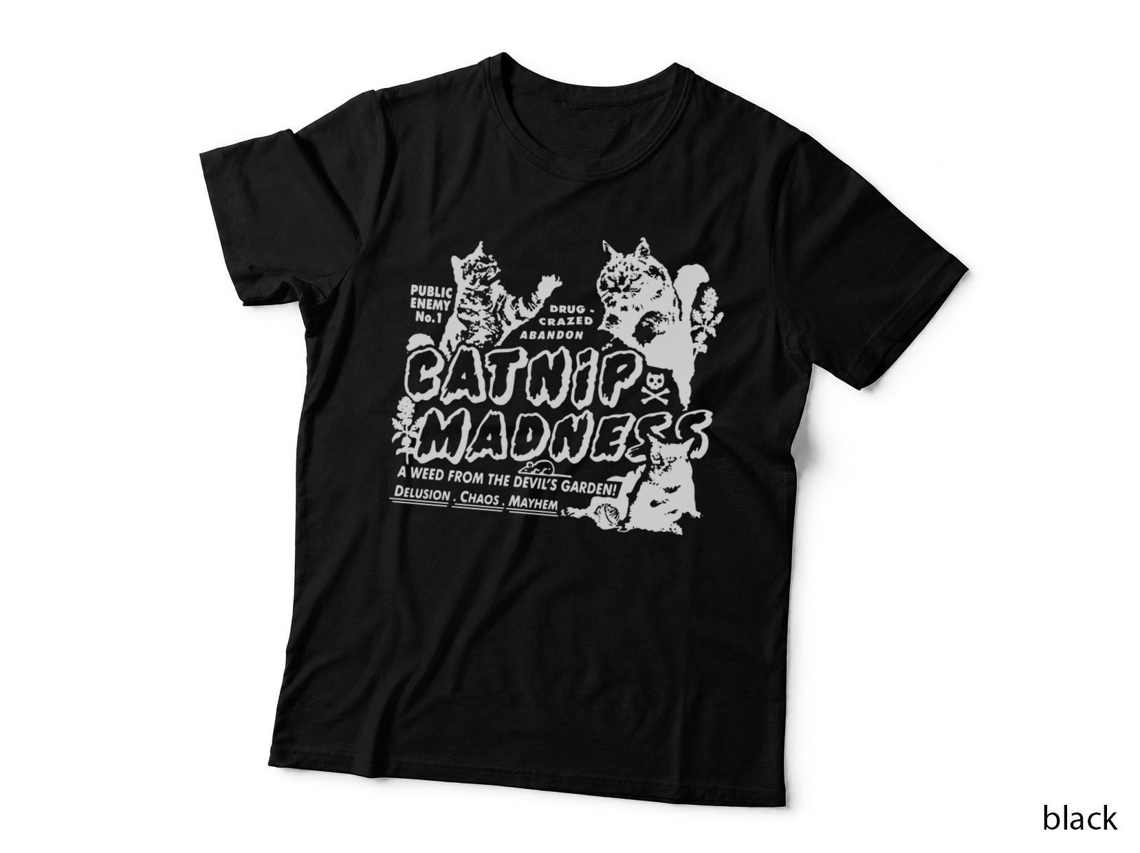 Catnip Madness Cute Cat T-Shirt