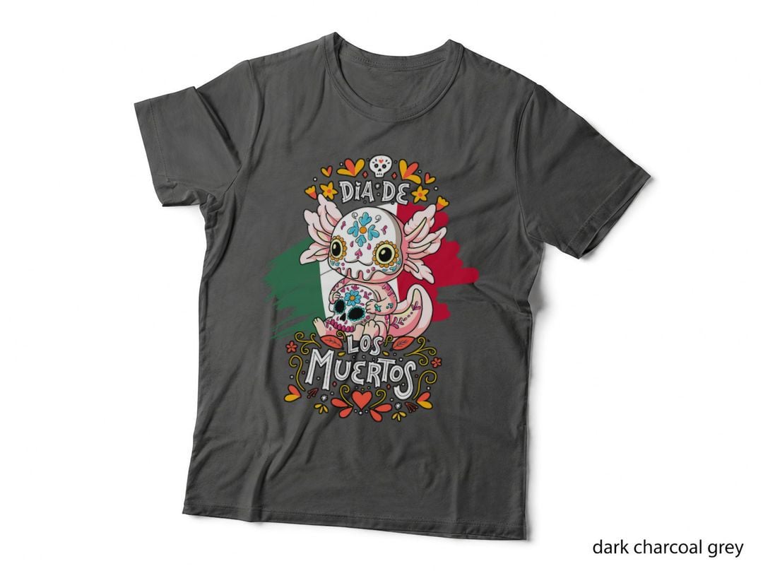 Dia De Los Muertos Axolotl T-Shirt