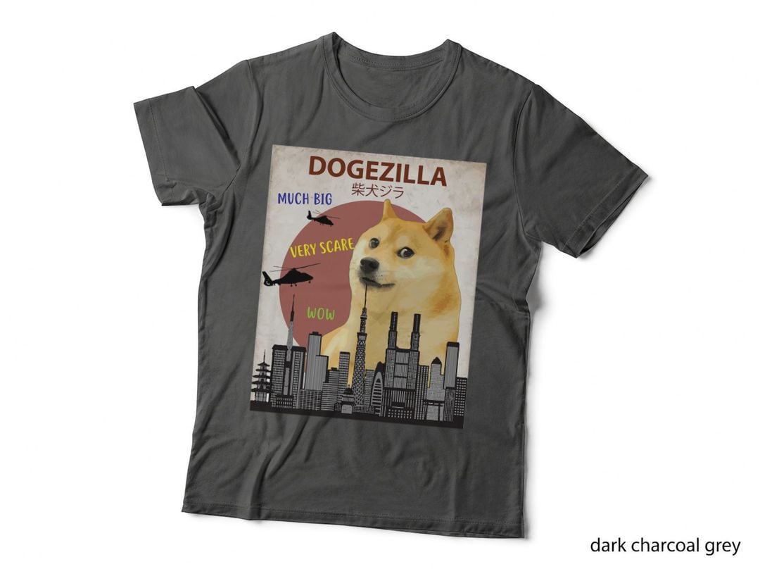 Dogezilla Funny DOGE MEME Shiba Inu Dog T-Shirt