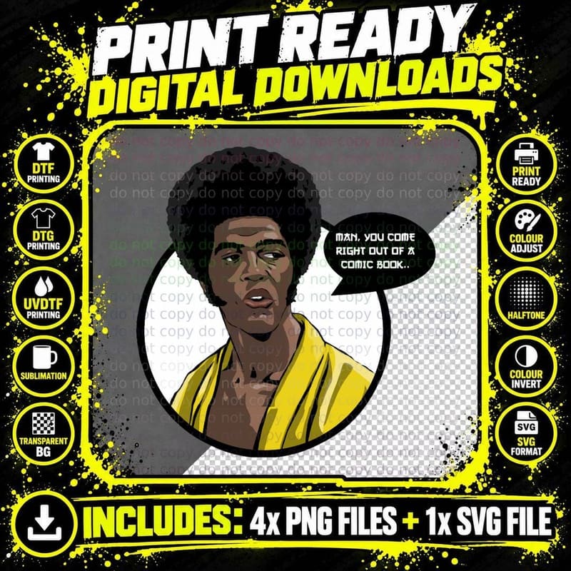 Enter the Dragon - Williams T-Shirt Png SVG Digital Bundle