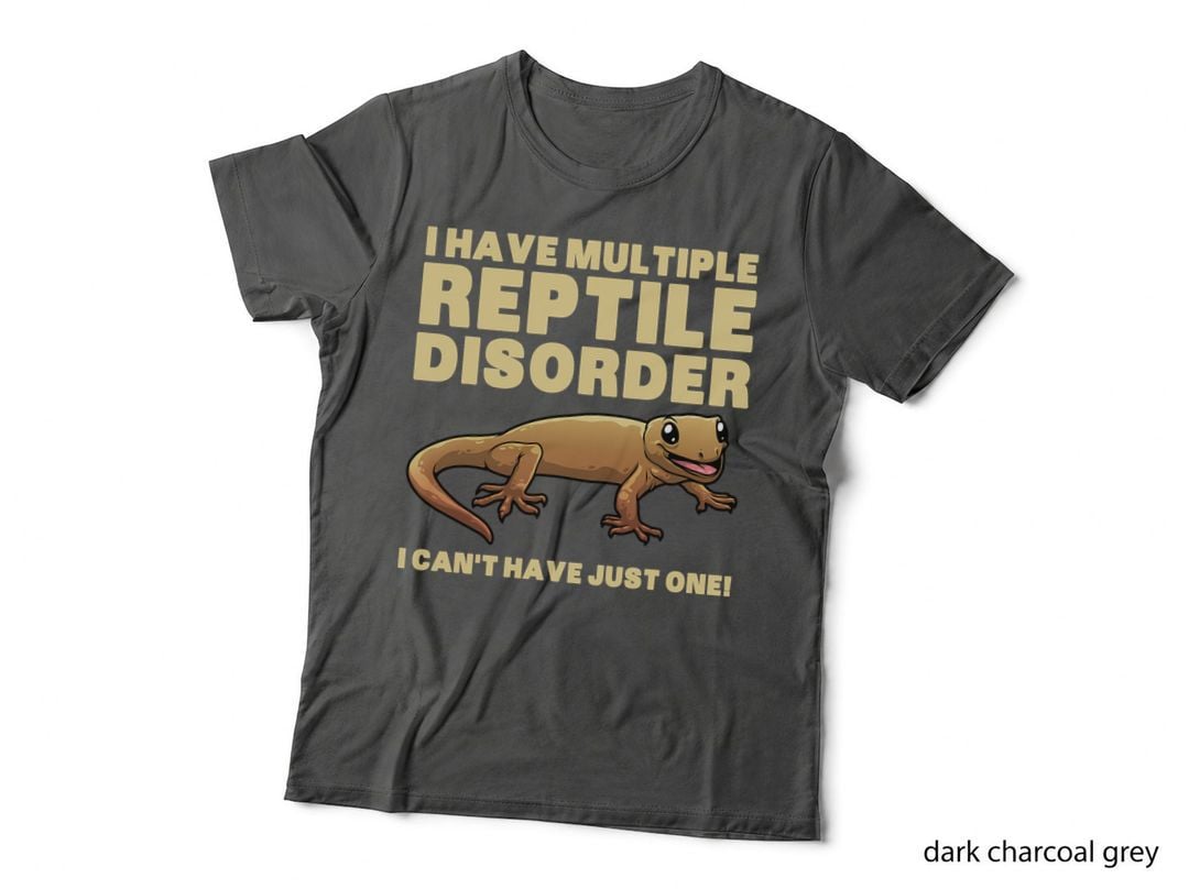 Funny Reptile for Men Women Bearded Dragon Crested Gecko Pet, Joke Gift T-Shirt