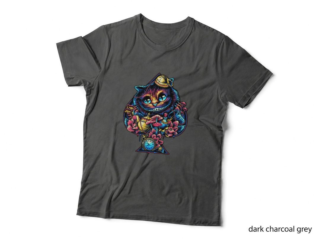 Mad Hatter, Cheshire Cat, Alice in Wonderland, Popular Printable T-Shirt