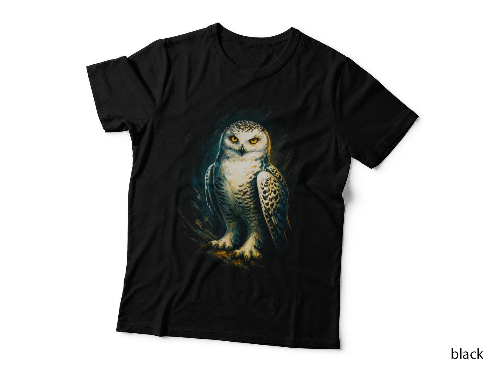 Owl Birdwatching Apparel, Bird Photography Print, Audubon Style T-Shirt