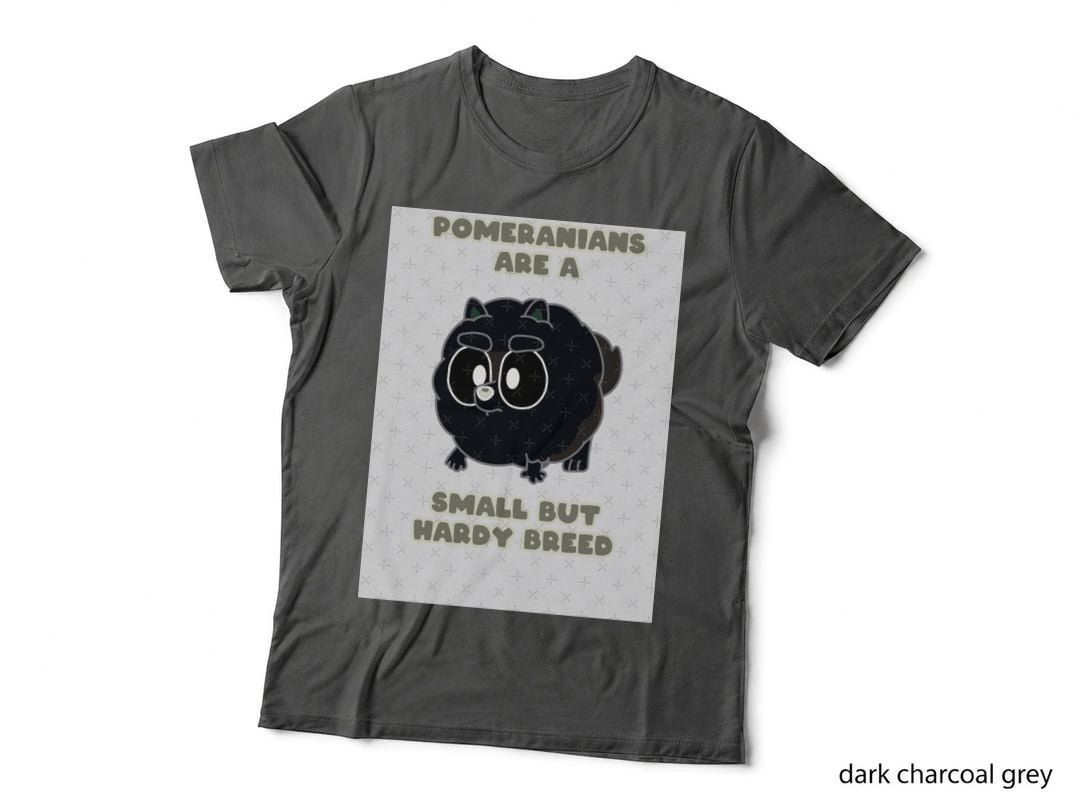 Pomeranian T-Shirt, Pet Lover Apparel, Dog Breed Design