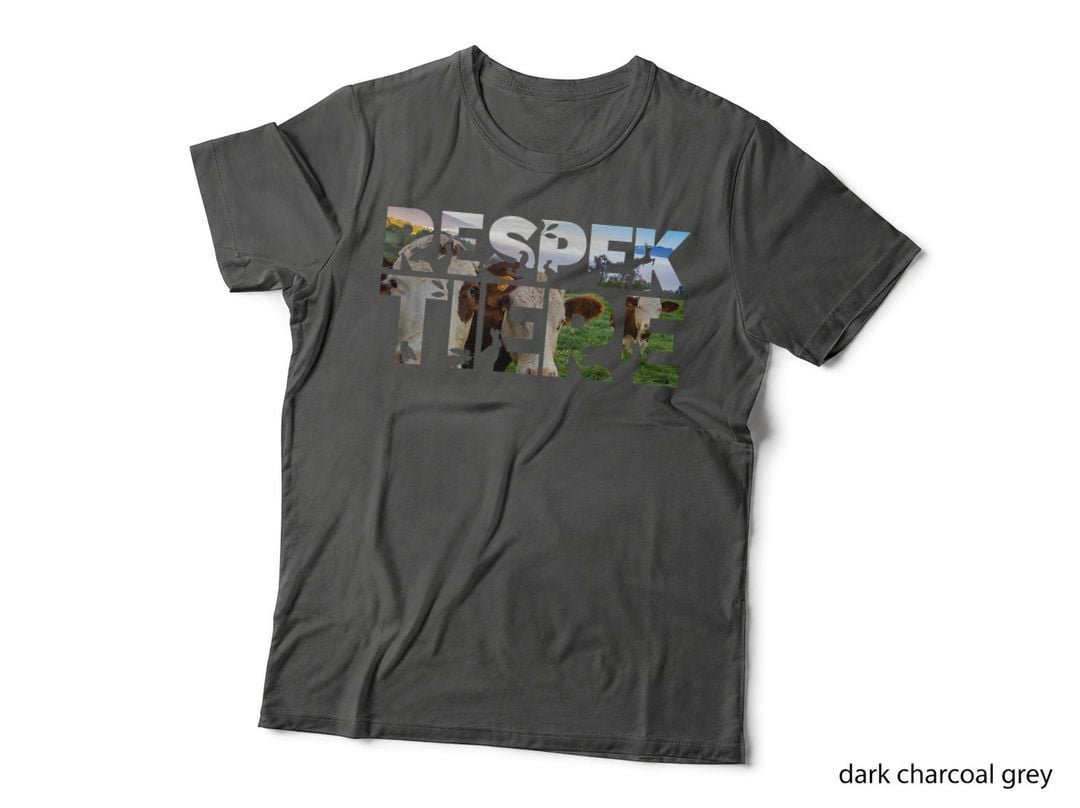 Respect Animals Animal Welfare Vegetarian Vegan Cow T-Shirt
