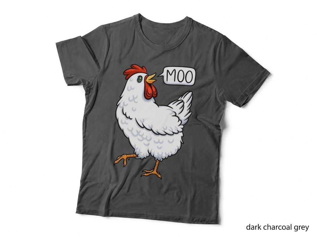 Chicken Moo, Farm Animal, Farm Humor T-Shirt