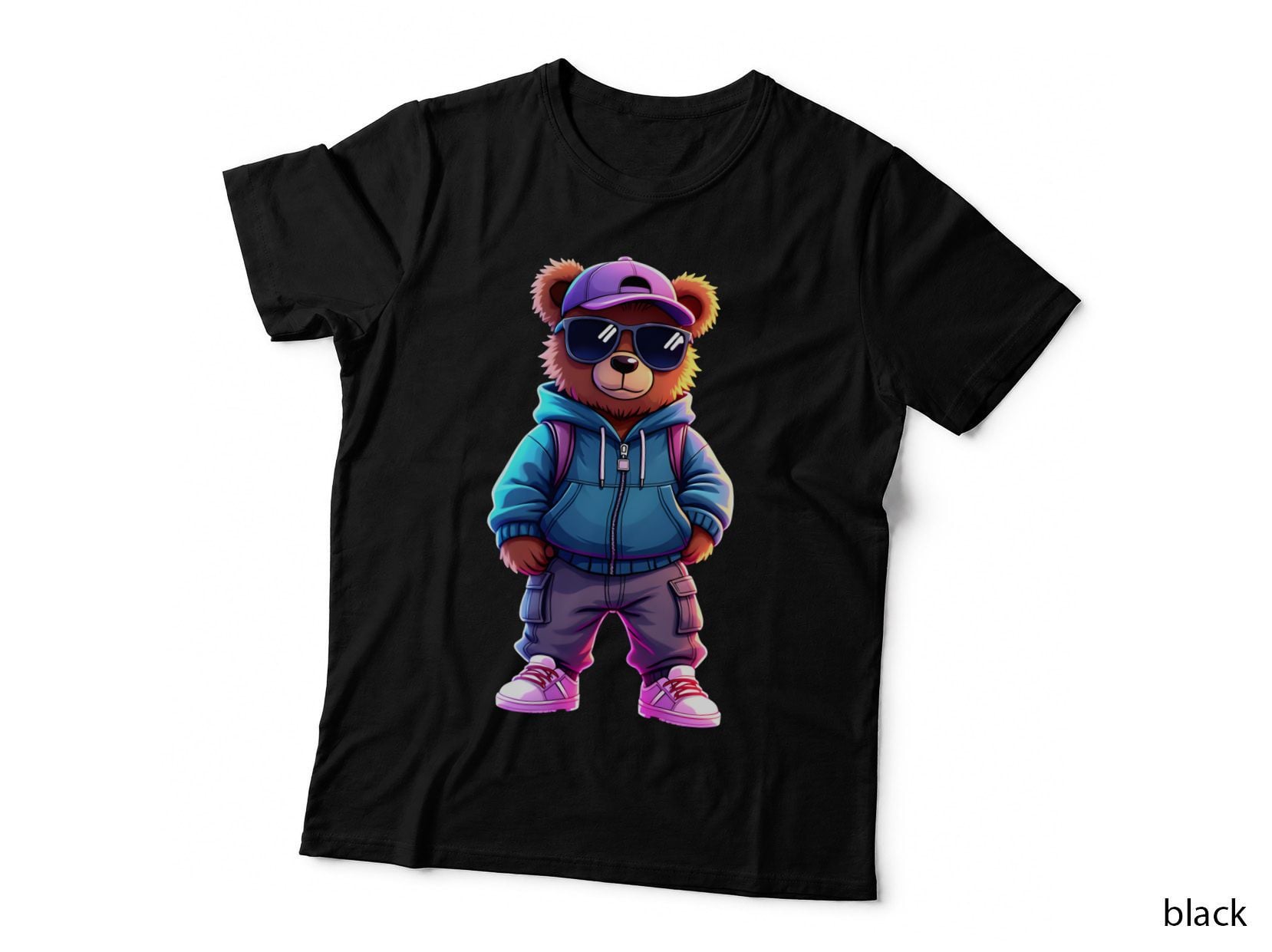 Cyberpunk Futuristic Teddy Bear T-Shirt
