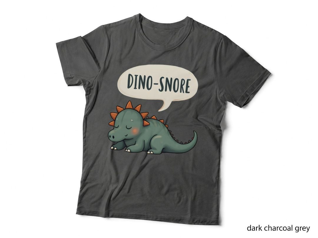 Dino-Snore Sleeping Dinosaur Funny Dino Nap Sleepy Gift T-Shirt