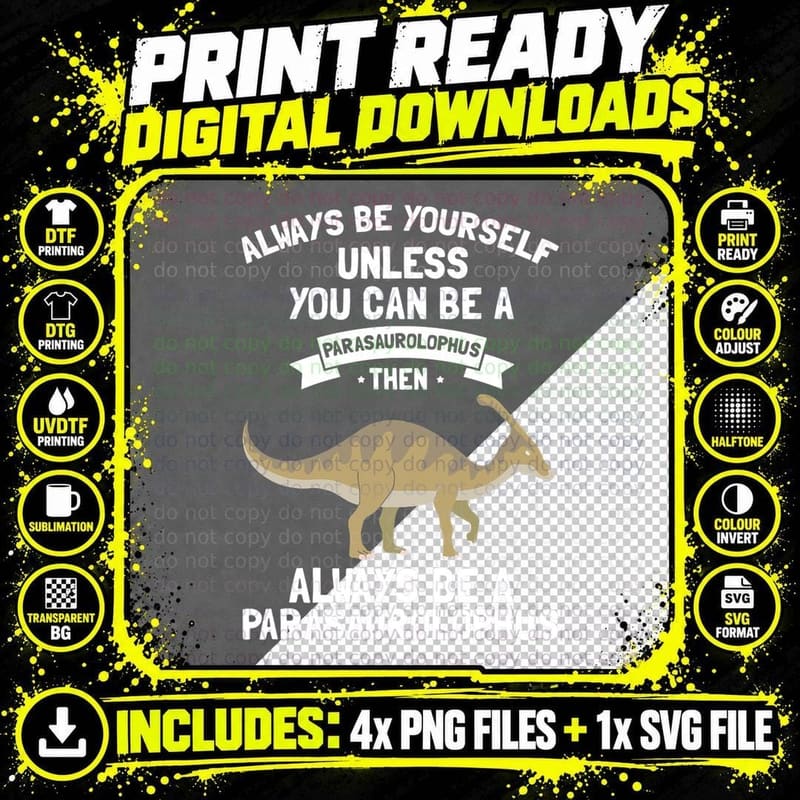 Parasaurolophus Whisperer and Parasaurolophus Dinosaur Png SVG Digital Bundle