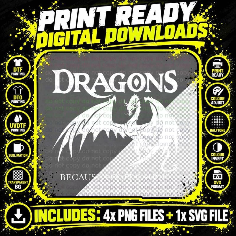 Dragons Because People Suck Shirt Dragon Lover Shirt Png SVG Digital Bundle