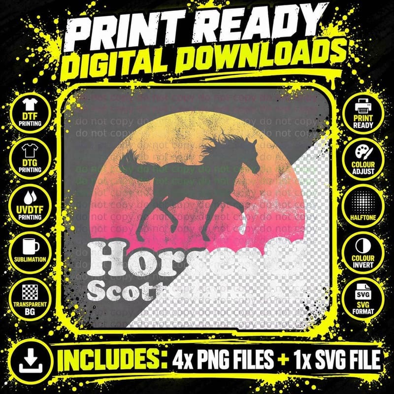 Horse and Arizona Women or Girls Horses Scottsdale Png SVG Digital Bundle