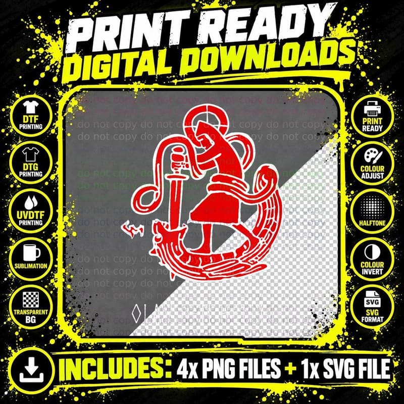 Viking Gift. Olaf, King of Norway and the Dragon T-Shirt Png SVG Digital Bundle